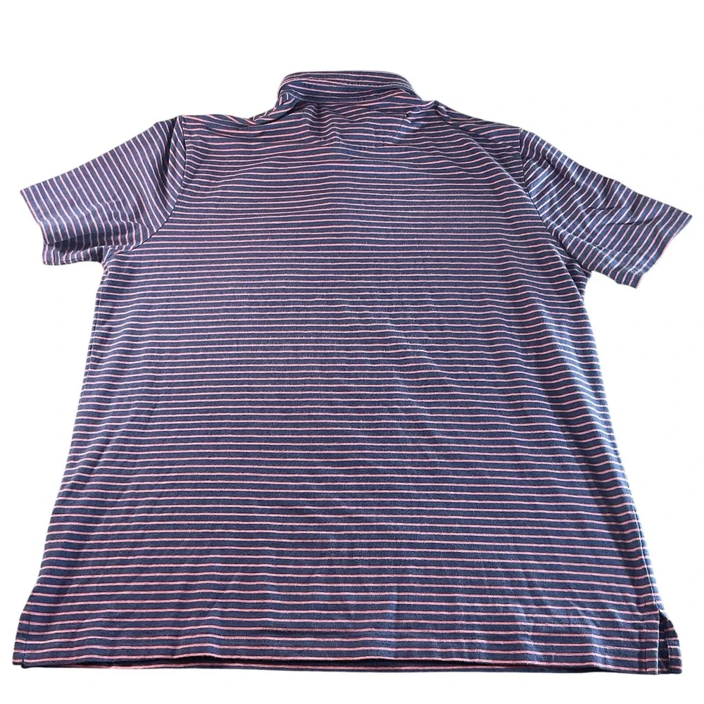 Polo Ralph Lauren Classic Fit Performance Striped Pink Blue‎ Polo Shirt